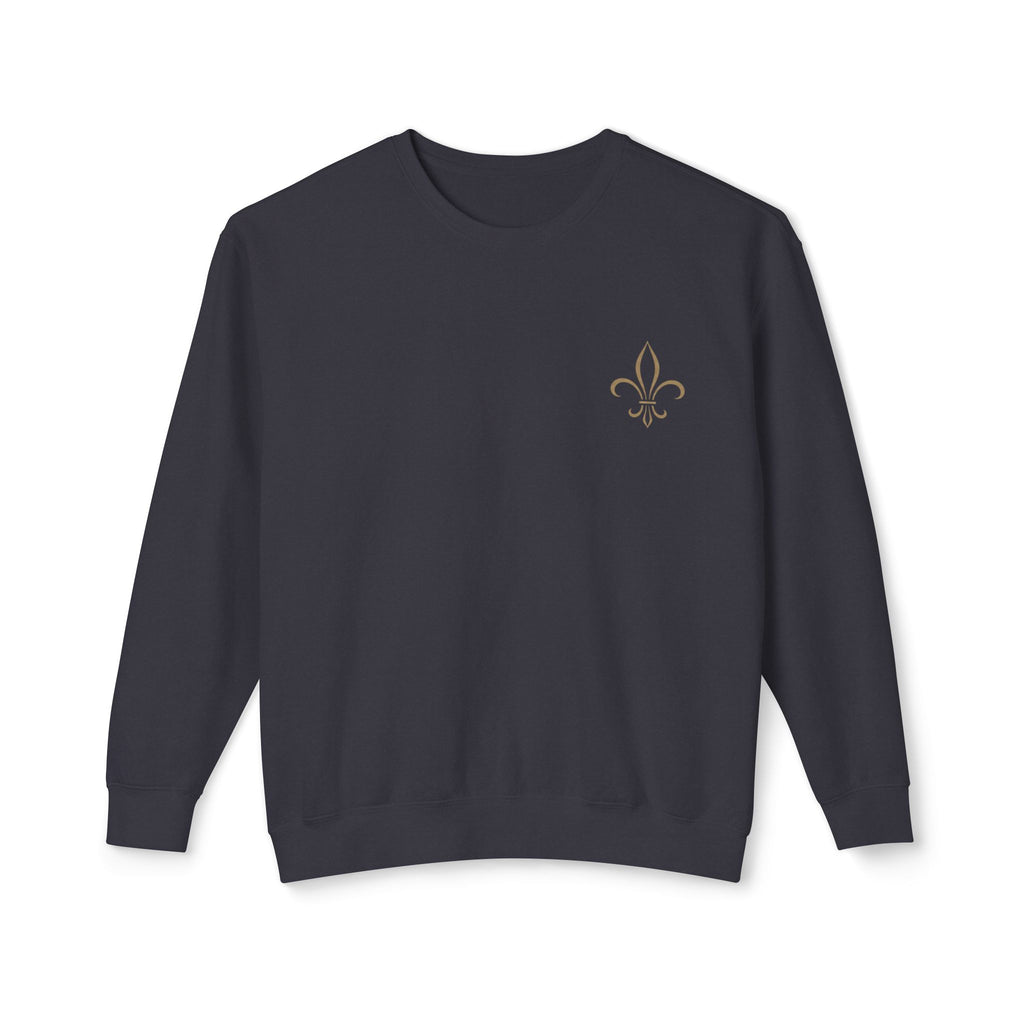 Crewneck Sweatshirt — "Beauty in Everyday Moments" Minimal Fleur Design