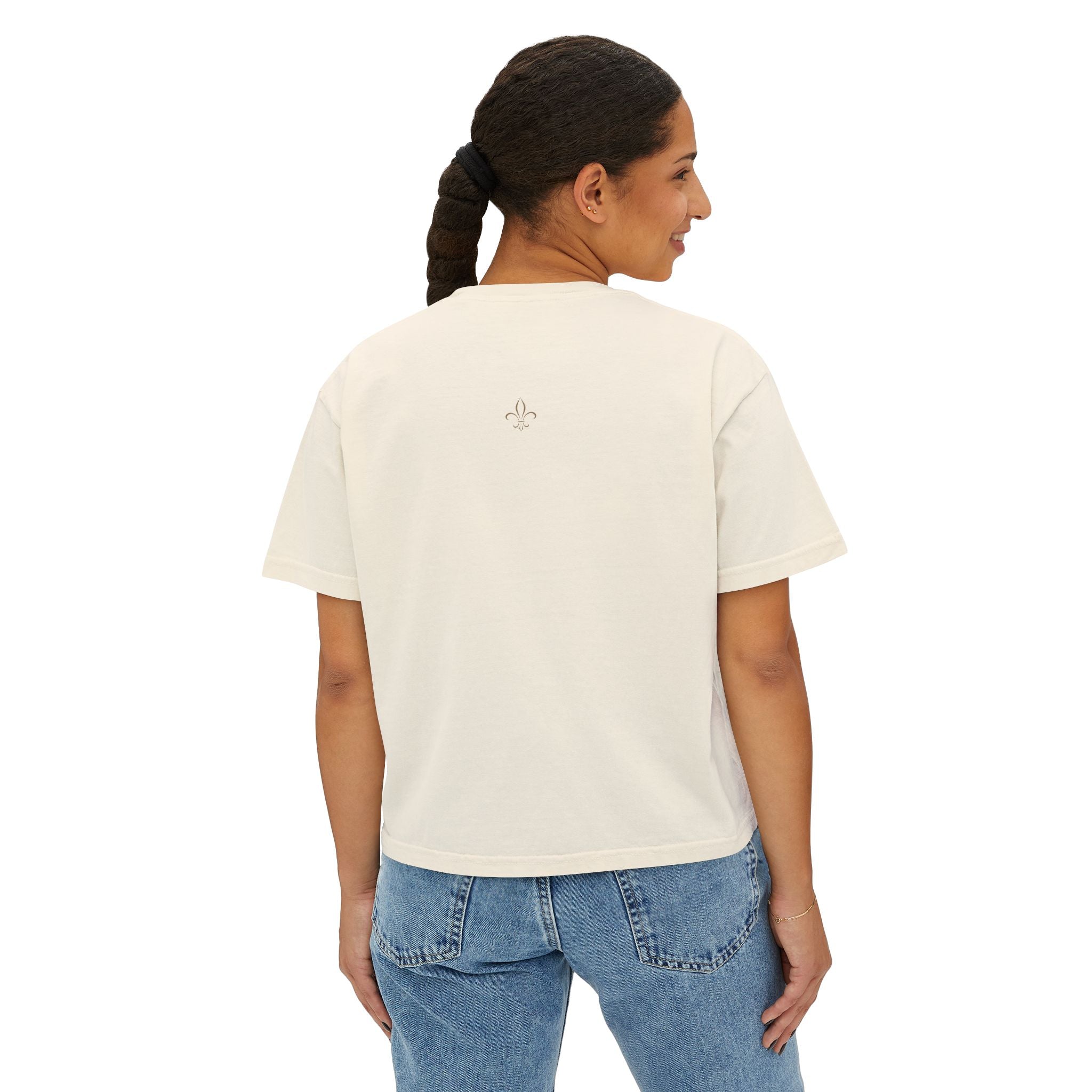 Adventure Mama Tee — Cute Bear Mama Graphic Women's Boxy Tee