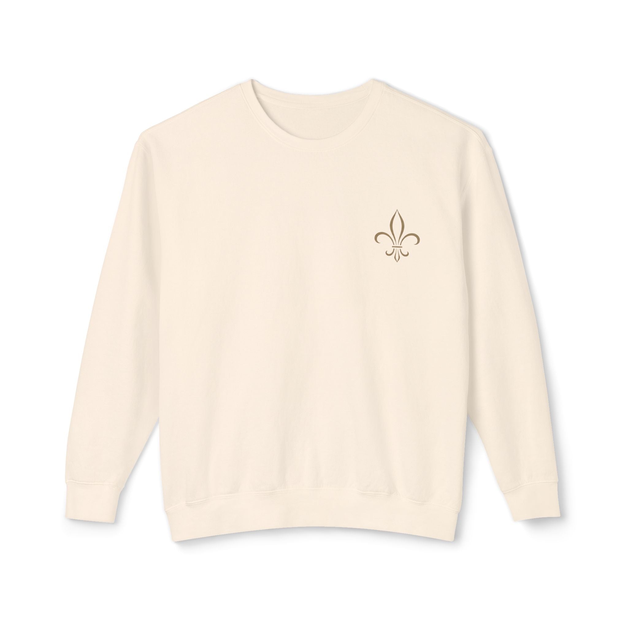 Crewneck Sweatshirt — "Beauty in Everyday Moments" Minimal Fleur Design
