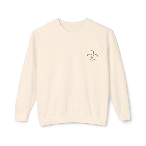 Crewneck Sweatshirt — "Beauty in Everyday Moments" Minimal Fleur Design