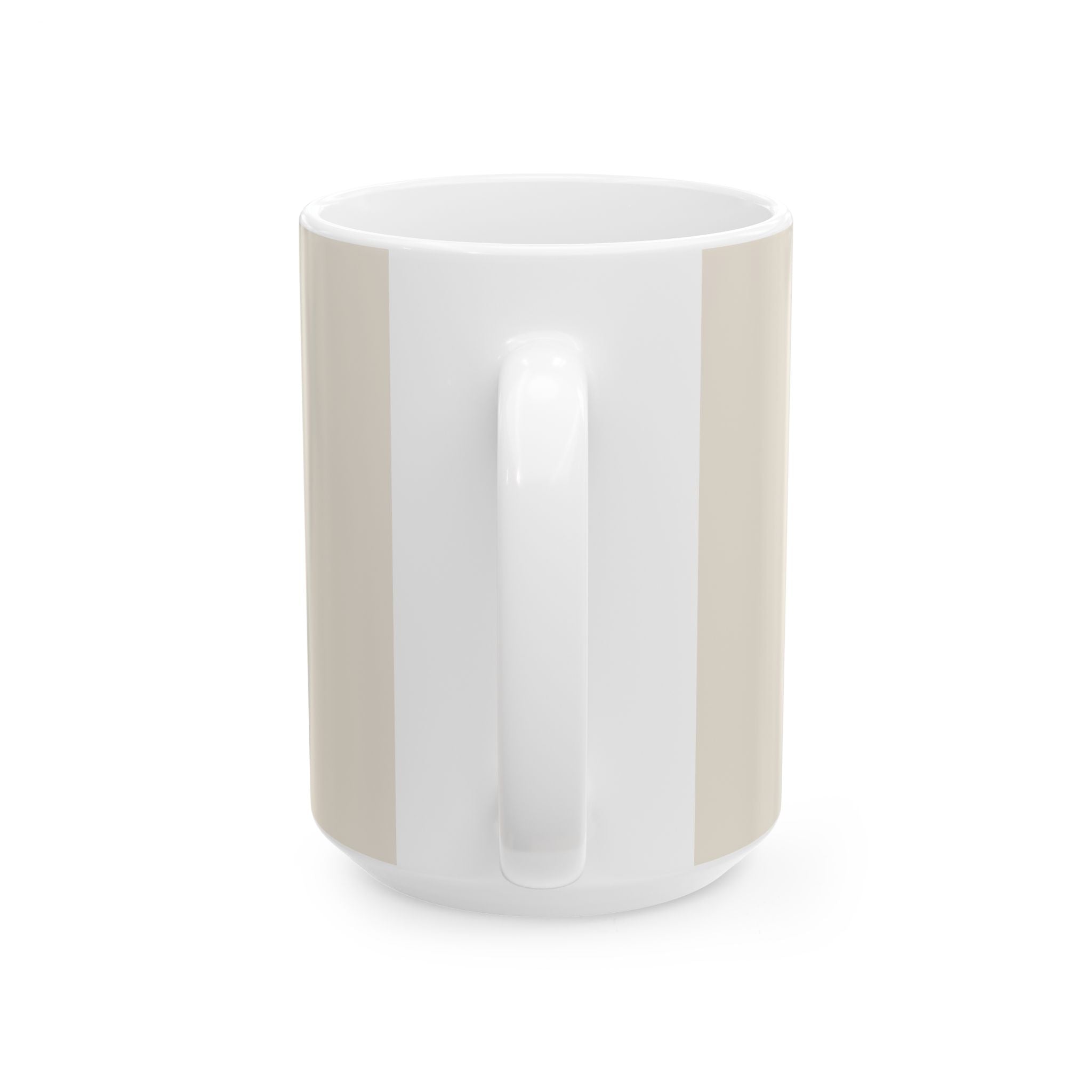 French Fleur-de-Lis Ceramic Mug — "Chaque jour est une nouvelle page" Inspirational Coffee Cup