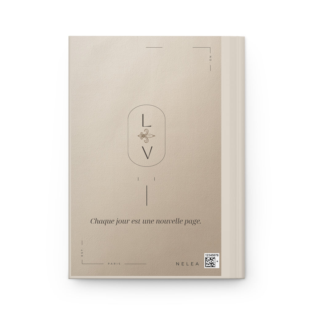 La Vie Douce Hardcover Journal — Elegant French-Inspired Lined Notebook