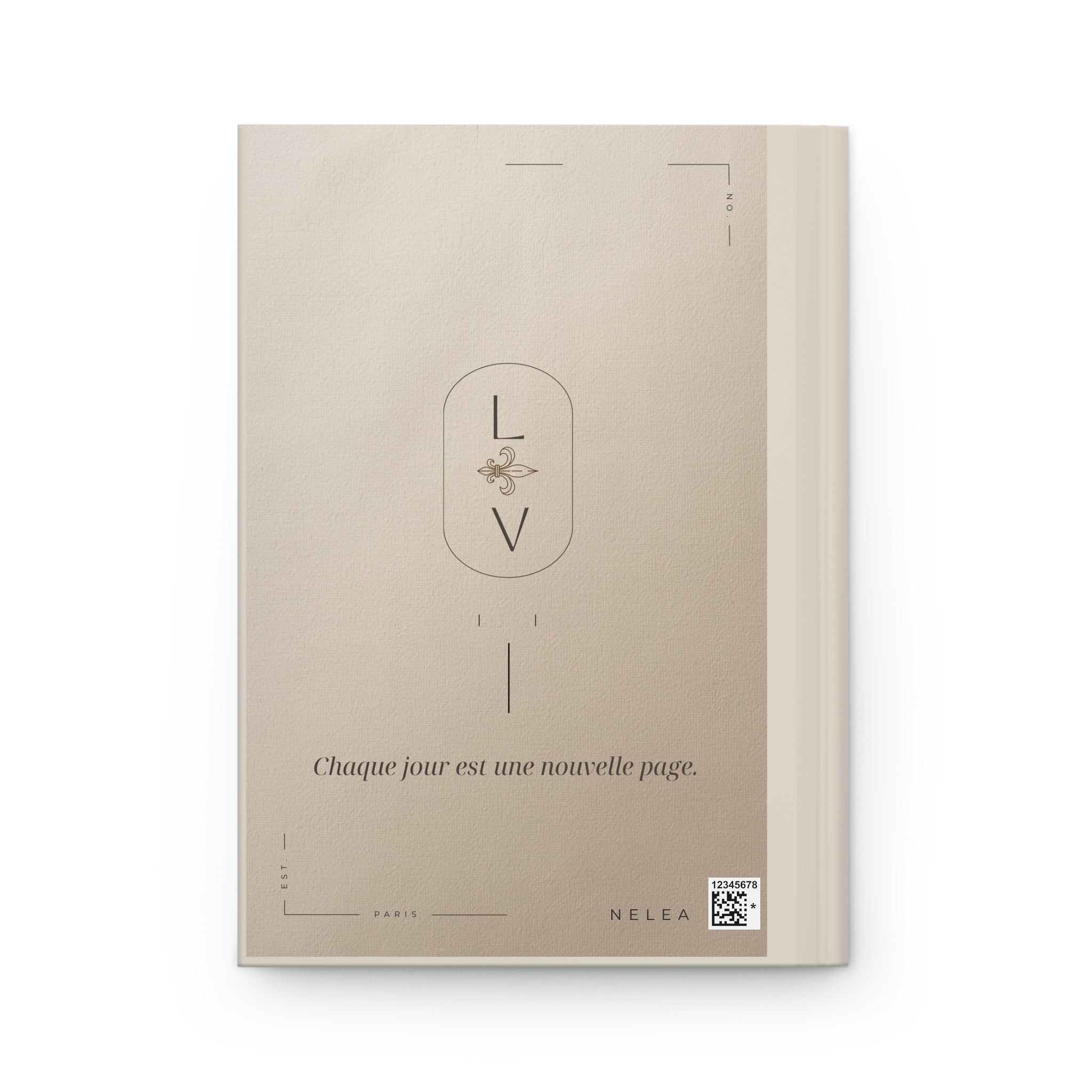 La Vie Douce Hardcover Journal — Elegant French-Inspired Lined Notebook