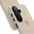 Fleur de Lis 'La Vie en Rose' Protective Phone Case — Elegant Parisian iPhone Cover
