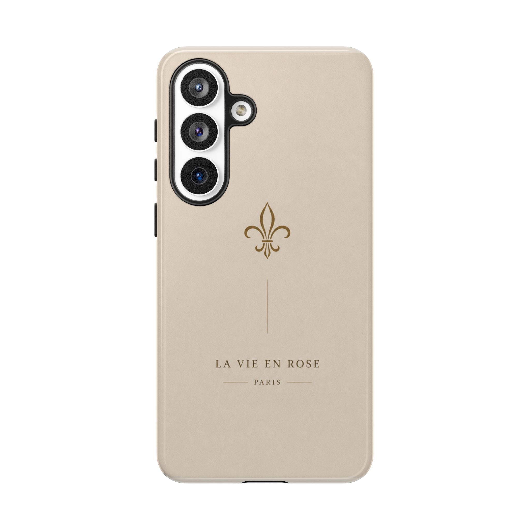 Fleur de Lis 'La Vie en Rose' Protective Phone Case — Elegant Parisian iPhone Cover