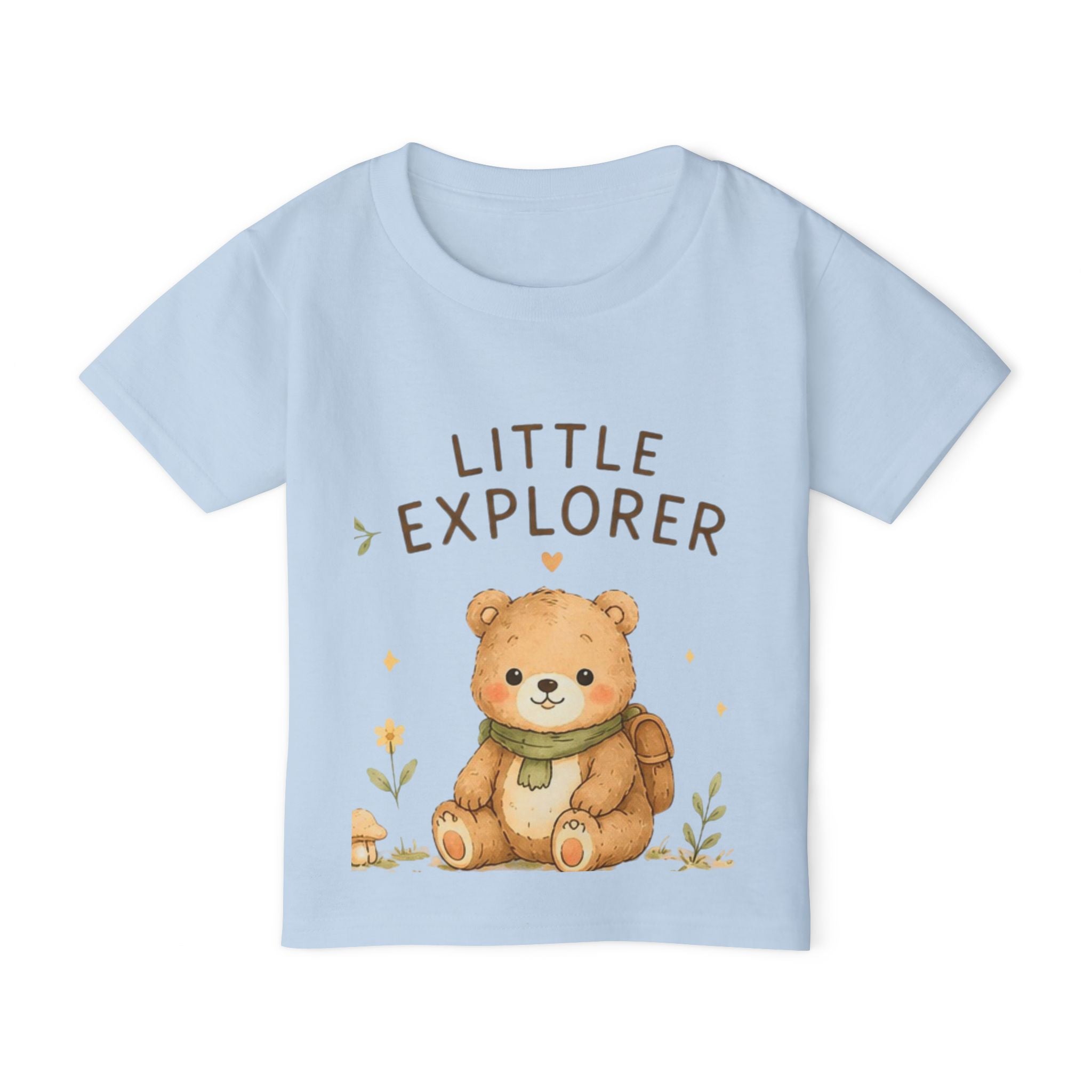 Little Explorer Toddler T-Shirt — Cute Bear Graphic Kids Tee